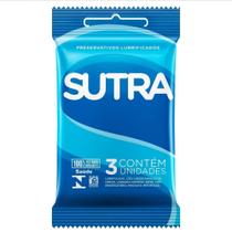 Preservativo Lubrificado Sutra 24 Embalagens com 3 Unidades