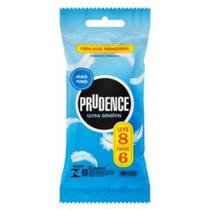 Preservativo Masculino Lubrificado Ultra Sensível Prudence 8 Preservativo Masculino Lubrificado Ultra Sensível Prudence 8