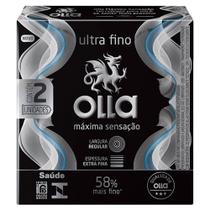 Preservativo Olla Máxima Sensação Ultra Fino 2 Unidades Preservativo Olla Máxima Sensação Ultra Fino 2 Unidades