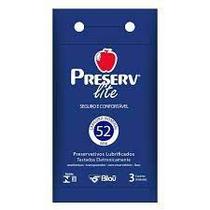 Preservativo Preserv Lite - 3 Unidades - Sensação Aumentada e Proteção