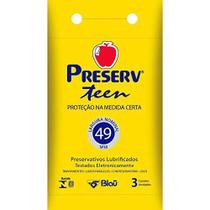 Preservativo Preserv Teen - 3 Unidades - Segurança e Conforto para Jovens