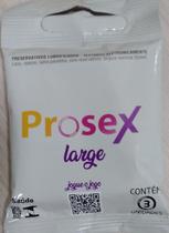 Preservativo Prosex Large Premium - 3 Unidades - Inaltex Industria Brasileira Ltda