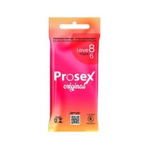 Preservativo Prosex Lubrificado Original Leve 8 Pague 6