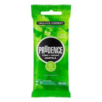 Preservativo Prudence Cores e Sabores Hortelã 6 Unidades