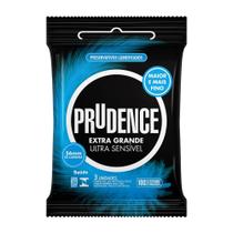 Preservativo Prudence Extra Grande Ultra Sensível 3 Un