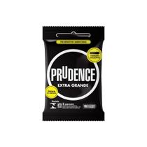 Preservativo Prudence Lubrificante Extra Grande com 3 unidades Preservativo Prudence Lubrificante Extra Grande com 3 unidades