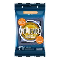 Preservativo Prudence Super Sensitive 3 Unidades - Dkt do Brasil