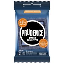 Preservativo Prudence Super Sensitive Extra Fino - 3 unidades