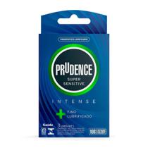 Preservativo prudence super sensitive intense 3 unidades