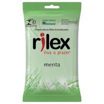Preservativo rilex menta pacote com 3 unidades Preservativo rilex menta pacote com 3 unidades