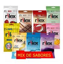 Preservativo rilex mix de sabores caixa 30 unidades 10x3