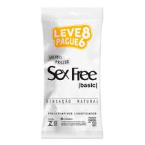 Preservativo Sex Free Basic Leve 8 Pegue 6