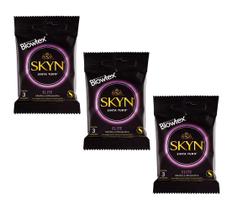 Preservativo Skyn Elite Extra Fino Sem Látex 3 Unidades 9 Preservativos - Blowtex