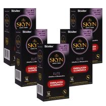 Preservativo Skyn Elite Material Não Alergênico Caixa com 16 Unidades 5 Caixas