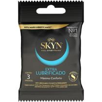 Preservativo SKYN Extra Lubrificado c/ 3 Unidades Preservativo SKYN Extra Lubrificado c/ 3 Unidades