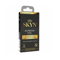 Preservativo Skyn Supreme Feel Mais Fino do Mundo 4 Un - Blowtex