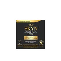 Preservativo Skyn Supreme Feel Mais Fino do Mundo Caixa 2 Unidades Preservativo Skyn Supreme Feel Mais Fino do Mundo Caixa 2 Unidades