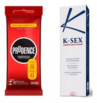 Preservativos Classic Prudence 8 Camisinhas + Lubrificante