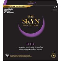 Preservativos SKYN Elite Ultrafinos e Lubrificados Sem Látex (36 Unidades)