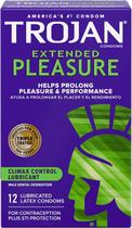 Preservativos Trojan Extended Pleasure Climax Control Lubricated 12