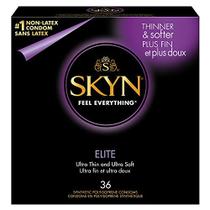 Preservativos Ultrafinos e Lubrificados Sem Látex - SKYN Elite (36 unidades)
