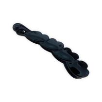 Presilha Banana Preta Ondulada para Cabelo