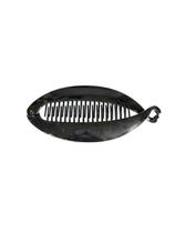 Presilha cabelo estilo banana feminina com pente Preta 14cm Presilha cabelo estilo banana feminina com pente Preta 14cm