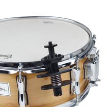 Presilha,Clamp c/Trava por Pressão (mola) p/ Microfone de Percussão,Preto