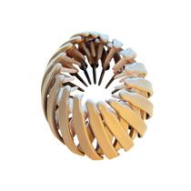 Presilha Cobre Coque Espiral de Plastico para Cabelo