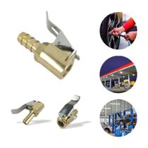 Presilha De Bico Para Encher Pneus Universal Com Retenção Valvula para Mangueira 5/16 - Atopy