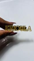 Presilha de Cabelo Afro Krioula dourada