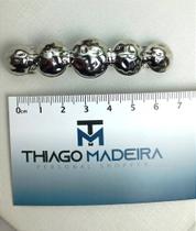 Presilha de Cabelo Bola Amassado Niquel - 1 Unidade Presilha de Cabelo Bola Amassado Niquel - 1 Unidade