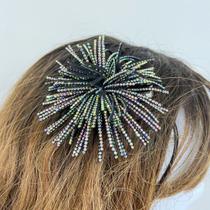 Presilha de cabelo Brilhante com base Broche
