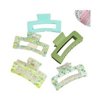 Presilha De Cabelo Candy Color Sweet Cube, 5 Peças, 8,5cm, Estilo Coreano, Pequena E Delicada, Para