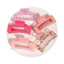 Presilha De Cabelo Candy Color Sweet Cube, 5 Peças, 8,5cm, Estilo Coreano, Pequena E Delicada, Para