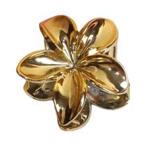 Presilha De Cabelo Com Flor Para Mulheres, Meio Amarrado Na Parte De Trás Da Cabeça, Acessório De