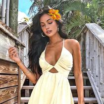 Presilha De Cabelo Com Orquídea Artificial Havaiana, Acessório Floral Boêmio Para Mulheres E Meninas