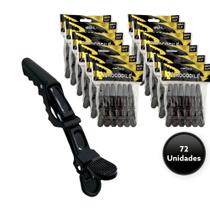 Presilha de cabelo crocodilo clips prendedor 72 unidades Presilha de cabelo crocodilo clips prendedor 72 unidades