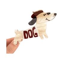 Presilha De Cabelo Em Acetato Com Desenho De Cachorrinho E Gatinho, Clipe De Tubarão Para Mulheres