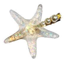 Presilha De Cabelo Estrela Sereia Holográfica