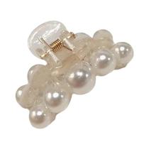 Presilha De Cabelo Feminina Pequena Minimalista Com Pérolas Acessório De Moda Para Festas