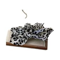 Presilha De Cabelo Feminina Retrô Com Estampa De Leopardo Dupla Face E Laço, Acessório De Cabelo De