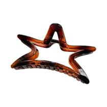 Presilha De Cabelo Feminina Vintage Estrela Pentagrama Tubarão, Elegante, Para Rabo De Cavalo,