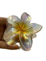 Presilha de Cabelo Flor Claw Clip Holográfico Piranha Prendedor Pregadeira de Cabelo Presilha de Cabelo Flor Claw Clip Holográfico Piranha Prendedor Pregadeira de Cabelo