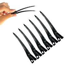 Presilha De Cabelo Grampo Clips De Metal Inoxidável 6 Uni