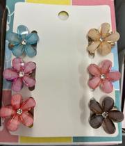 Presilha de Cabelo Metal 6 Peças Pequenas Glitter Presilha de Cabelo Metal 6 Peças Pequenas Glitter