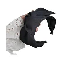 Presilha De Cabelo Vintage Com Laço E Tiara De Aba Larga Para Mulheres - Acessórios De Cabelo Presilha De Cabelo Vintage Com Laço E Tiara De Aba Larga Para Mulheres - Acessórios De Cabelo