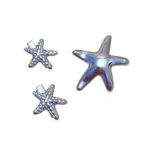 Presilha de Estrela do Mar em Metal Kit com 3 unidades - Prata ou Dourado