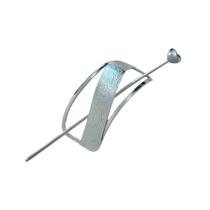 Presilha de Palito em Metal com Enfeite Retangular para Coques Presilha de Palito em Metal com Enfeite Retangular para Coques