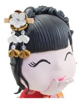 Presilha Em Flor De Fita Cetim - Kanzashi. Mod. Camélia